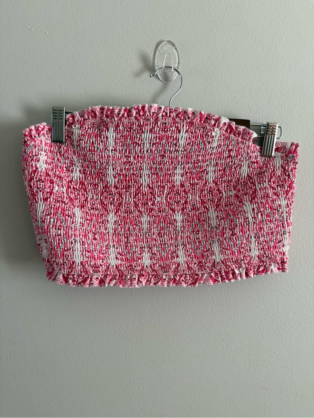 Pink Printed Ruffle Tiered Mini Skort Set - Picture 2 of 9